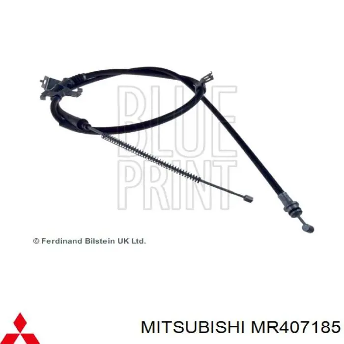 MR407185 Mitsubishi cable de freno de mano trasero izquierdo