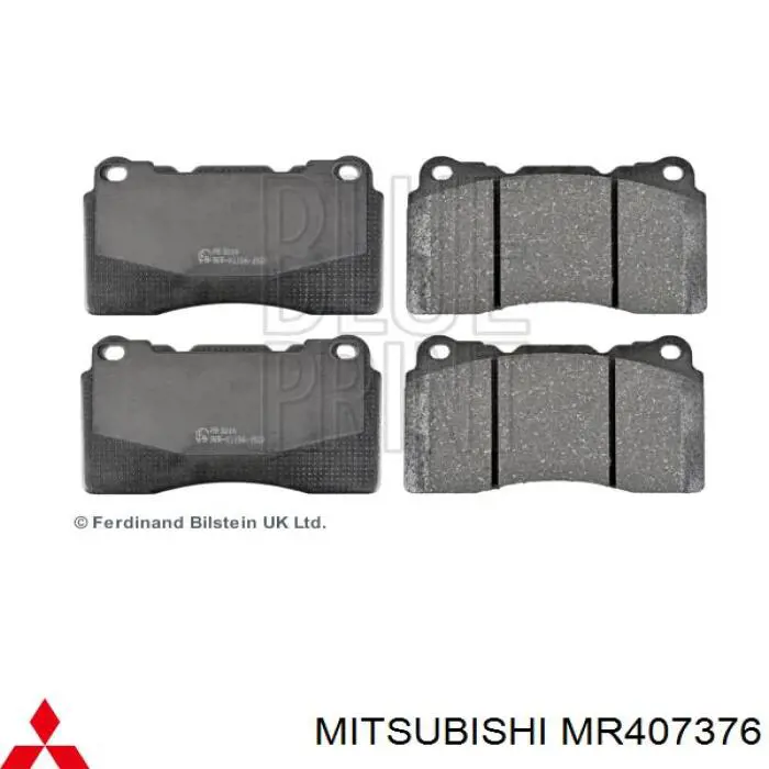 MR407376 Mitsubishi Pastillas delanteras