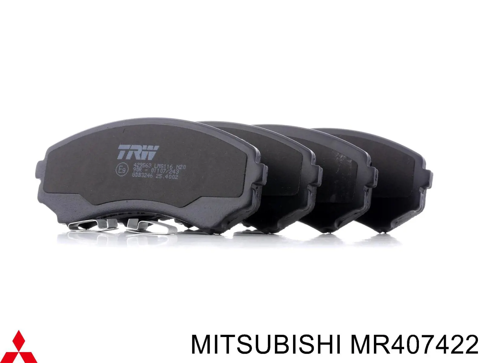 Pastillas freno delanteras Mitsubishi MR407422 precio, desde 23,69 EUR