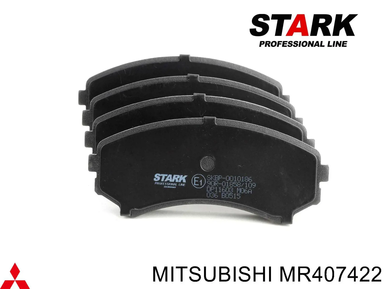 Pastillas de freno MR407422 Mitsubishi