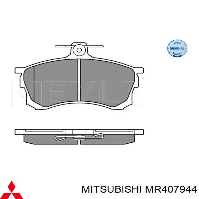 Pastillas de freno delanteras MITSUBISHI MR407944