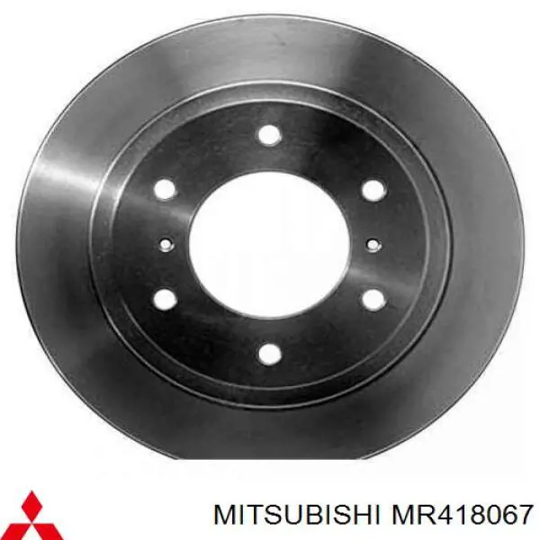 Disco de freno trasero Mitsubishi MR418067 precio, desde 38,77 EUR