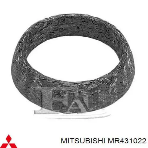 MR431022 Mitsubishi junta, tubo de escape