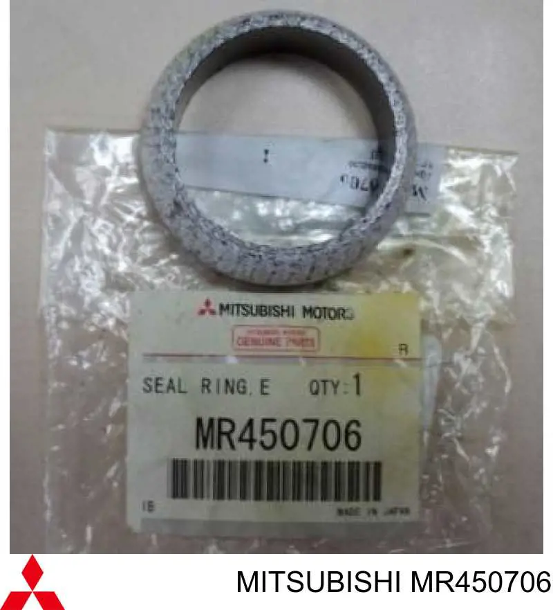 MR450706 Mitsubishi junta, tubo de escape silenciador