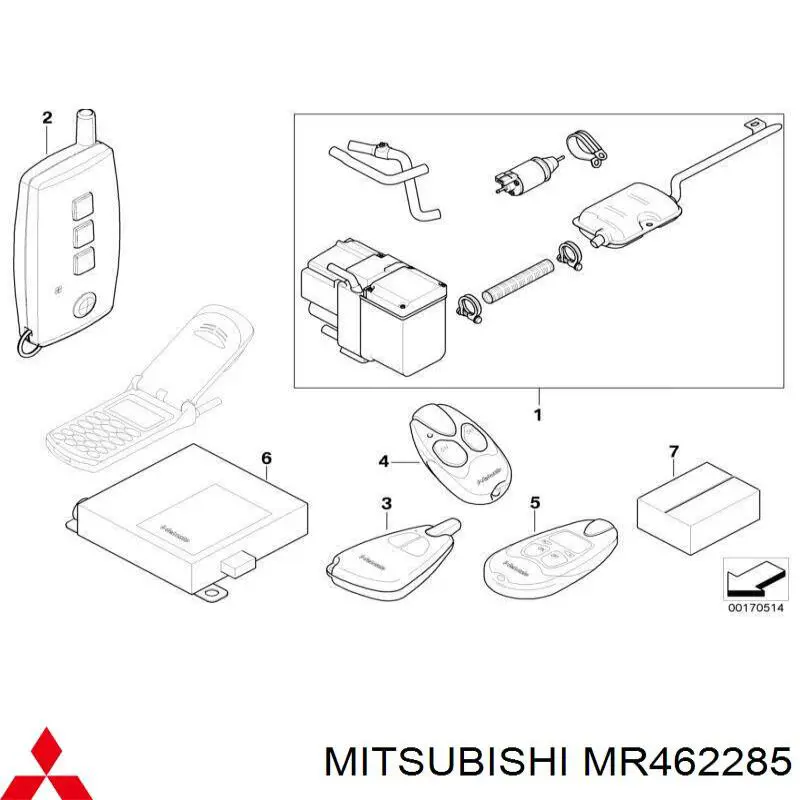  Mitsubishi MR462285