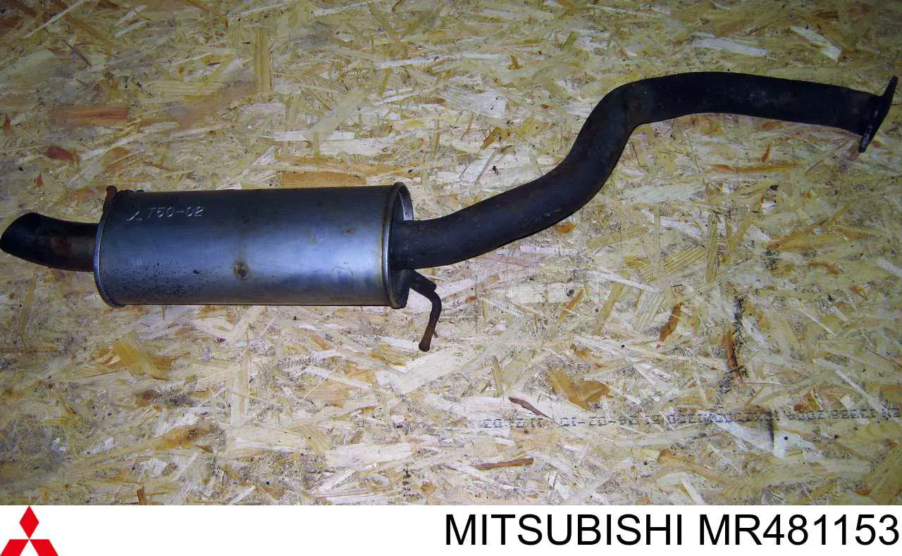 MR481153 Mitsubishi silenciador posterior