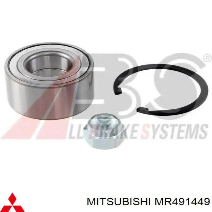Comprar MR491449 Mitsubishi Cojinete de rueda delantero