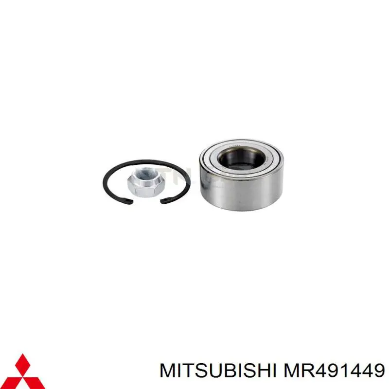 Cojinete de rueda delantero MR491449 Mitsubishi