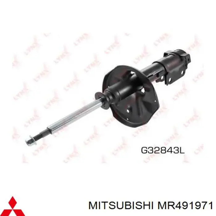Amortiguador delantero izquierdo Mitsubishi MR491971 precio, desde 81,49 EUR