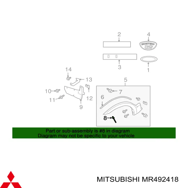 MMR492418 Mitsubishi