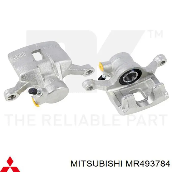 Comprar MR493784 Mitsubishi Pinza de freno trasera derecha