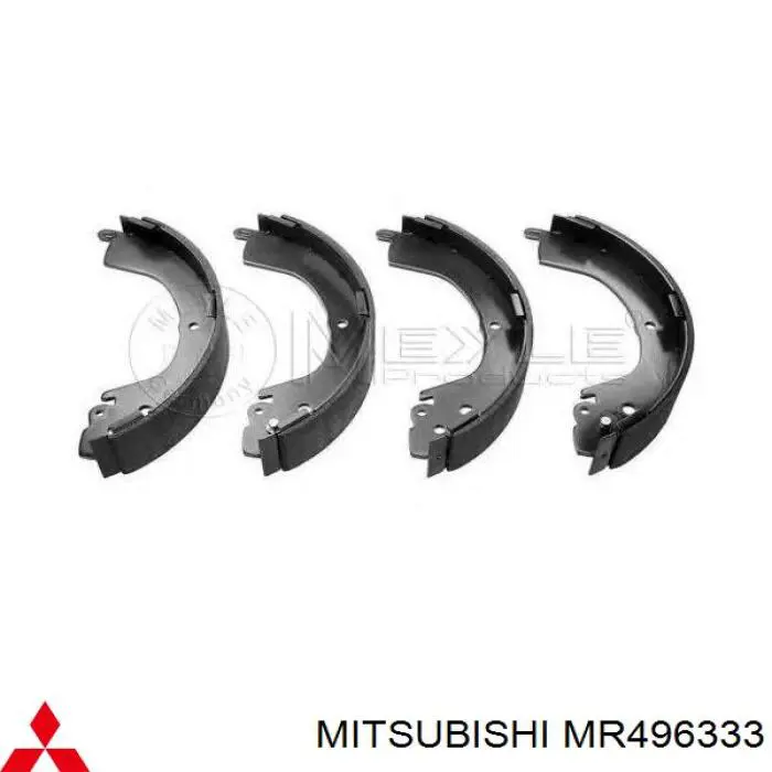 Zapatas de freno MR496333 Mitsubishi