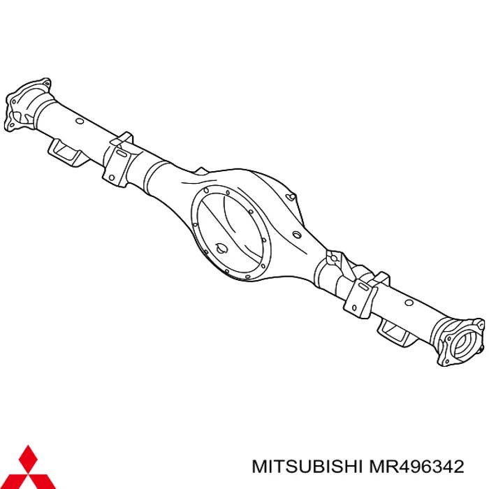 MR496342 Mitsubishi subconjunto portadiferencial trasero