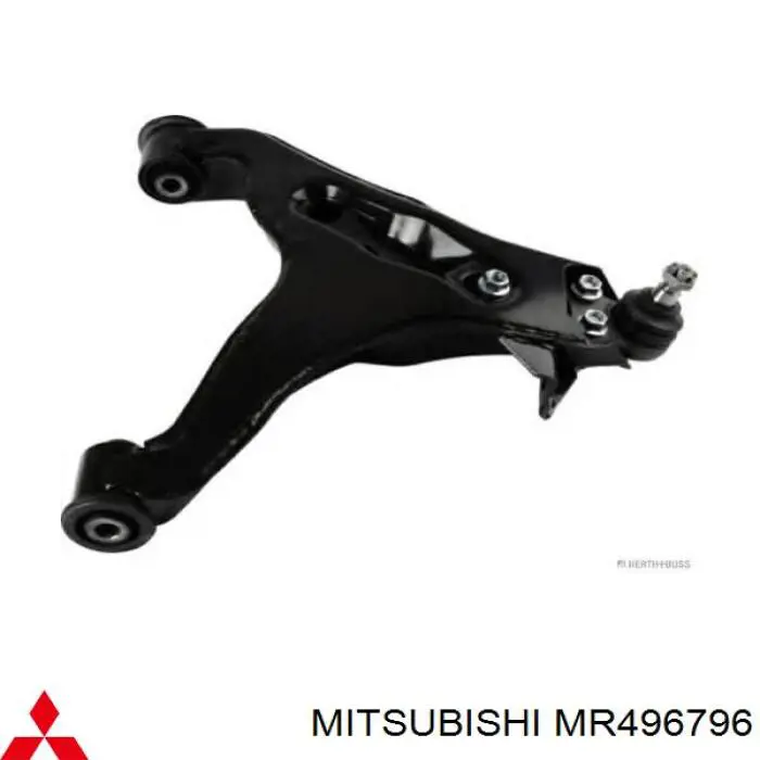 Brazo inferior derecho de la suspensión delantera Mitsubishi MR496796 precio, desde 101,64 EUR