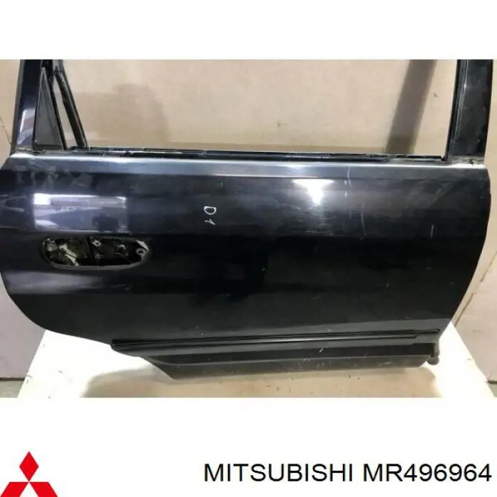 Puerta trasera derecha para Mitsubishi Space Star (DG0)
