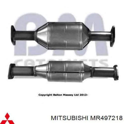 Catalizador Mitsubishi MR497218 precio, desde 52,08 EUR