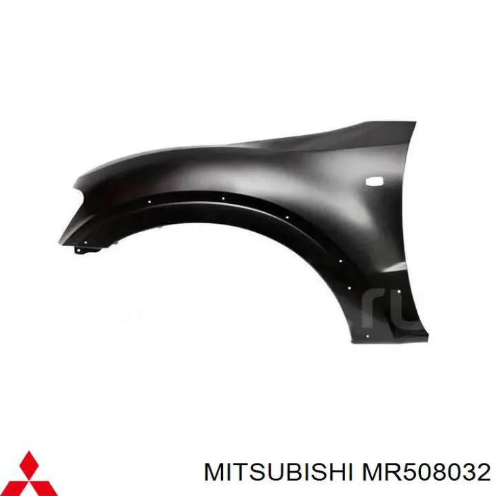 Guardabarros delantero derecho para Mitsubishi Montero (K8, K9)