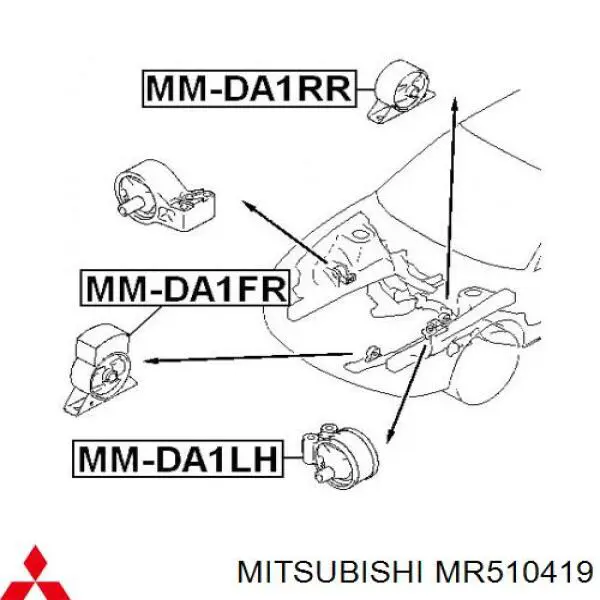  Mitsubishi MR510419 precio, desde 101,00 EUR