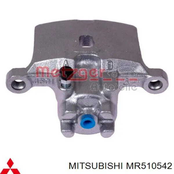 MR510542 Mitsubishi pinza de freno trasero derecho