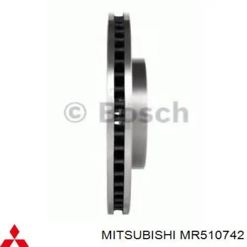 Comprar MR510742 Mitsubishi Freno de disco delantero