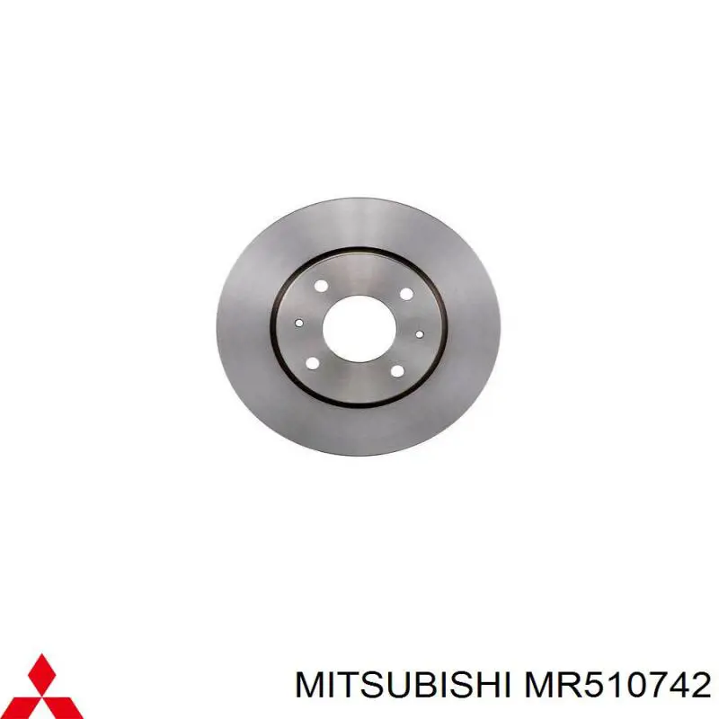 Disco de freno MR510742 Mitsubishi