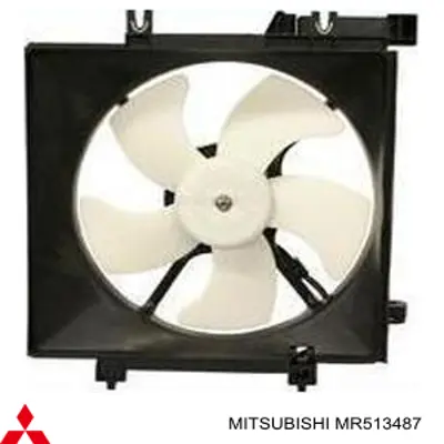 Difusor del radiador del aire acondicionado con ventilador y motor Mitsubishi MR513487 precio, desde 144,28 EUR