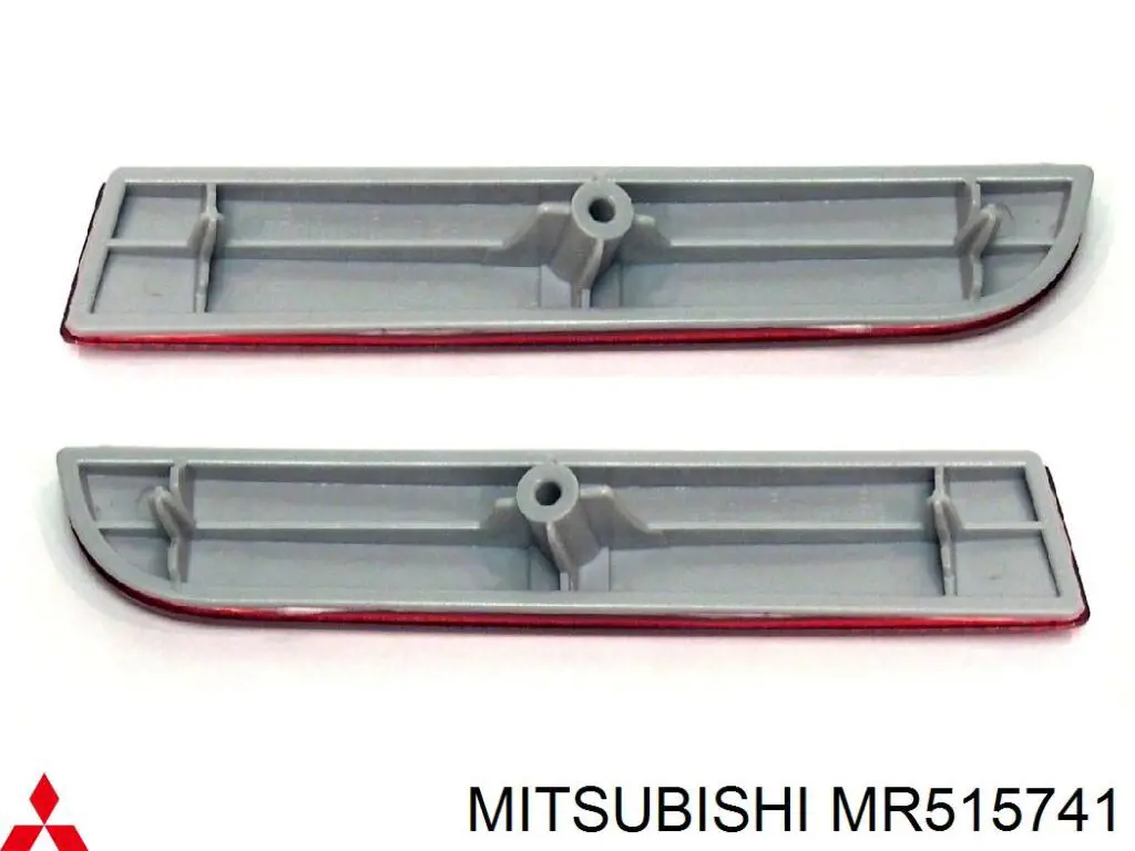 Reflector, paragolpes trasero, izquierdo para Mitsubishi Lancer (CY_A, CZ_A)
