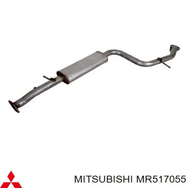 MR517055 Mitsubishi silenciador del medio