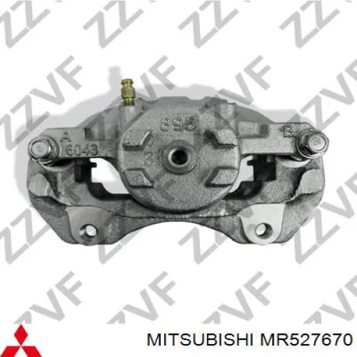 MR527670 Mitsubishi pinza de freno delantera izquierda