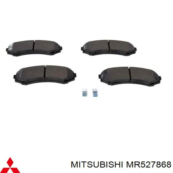 MR527868 Mitsubishi pastillas de freno delanteras