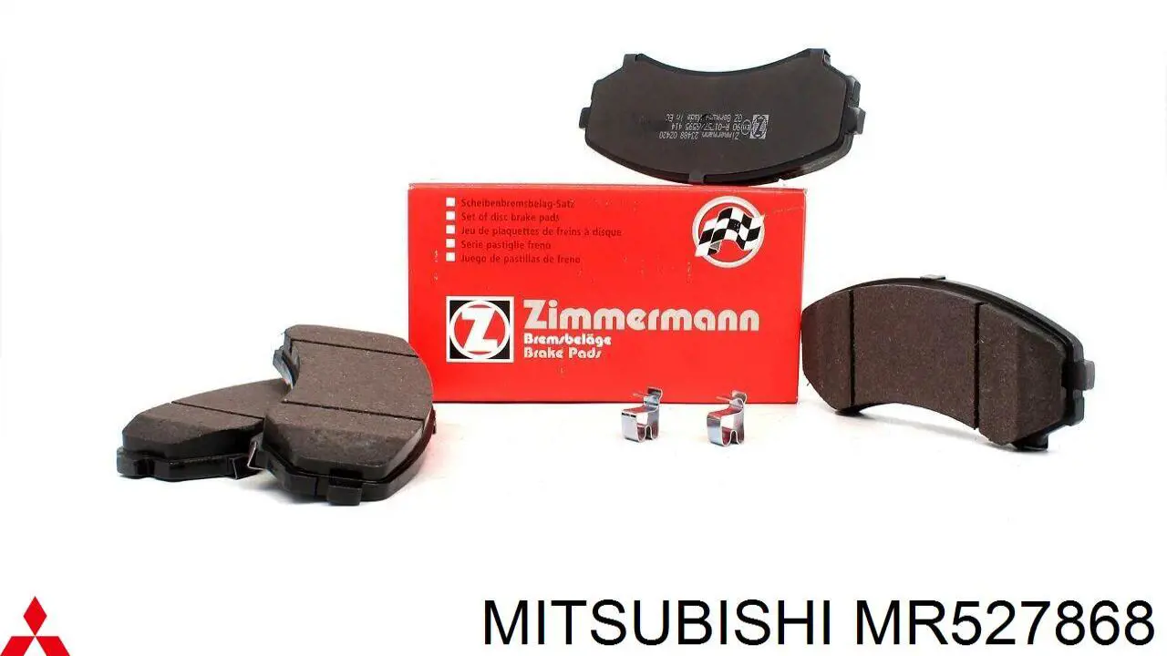Pastillas freno delanteras Mitsubishi MR527868 precio, desde 23,69 EUR