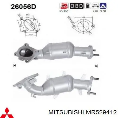 Comprar Catalizador Mitsubishi Pajero SPORT I K90