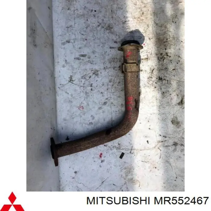 MR552467 Mitsubishi silenciador delantero