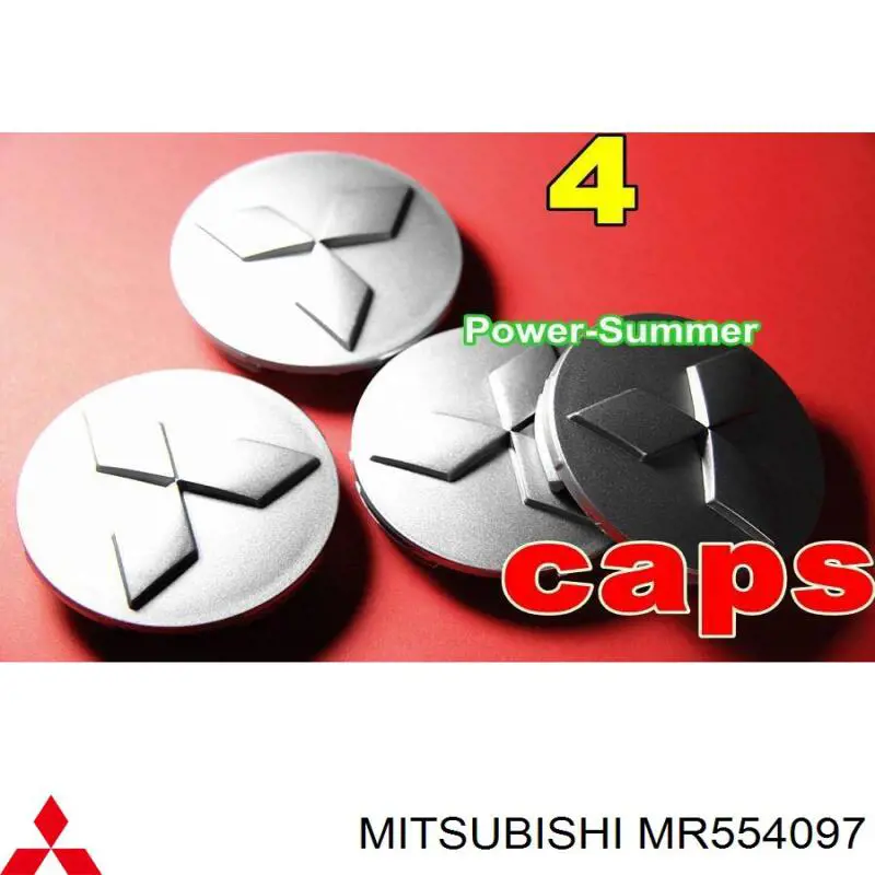 MR554097 Mitsubishi tapacubos de ruedas