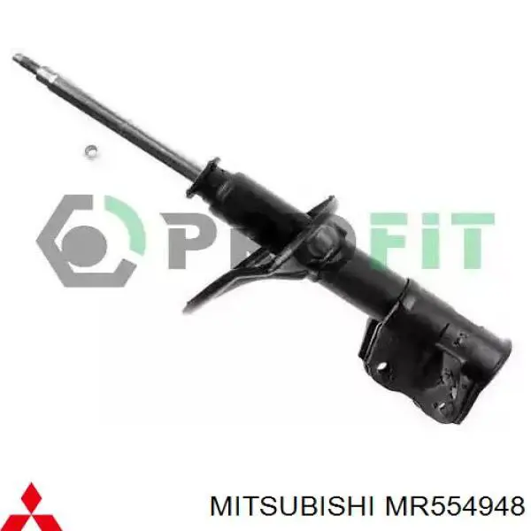 MR554948 Mitsubishi amortiguador delantero izquierdo