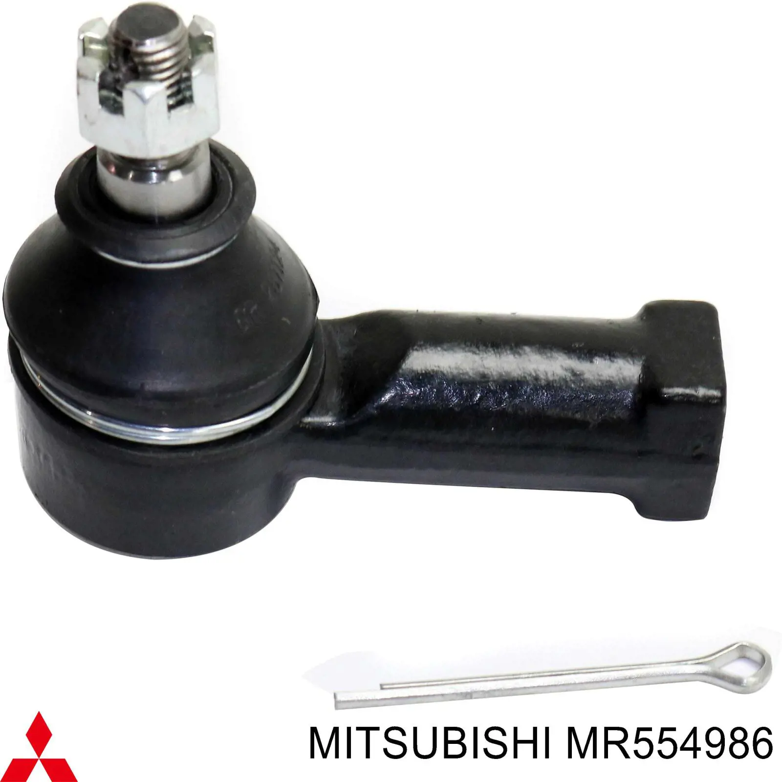 MR554986 Mitsubishi barra oscilante, suspensión de ruedas delantera, inferior derecha