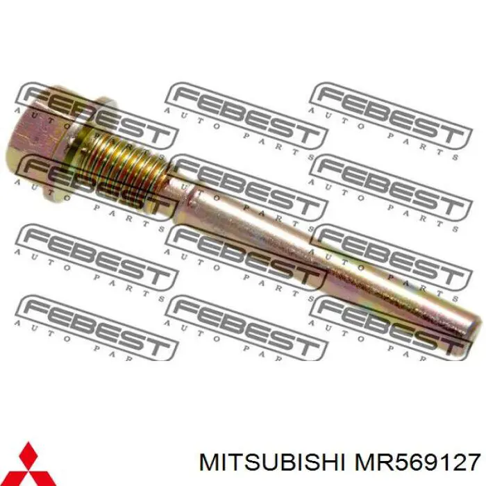 MR569127 Mitsubishi tornillo de pinza de freno