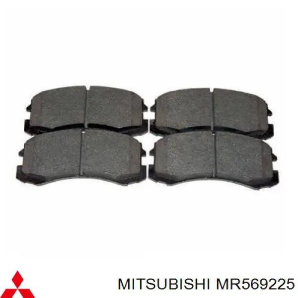 Pastillas freno delanteras Mitsubishi MR569225 precio, desde 23,67 EUR