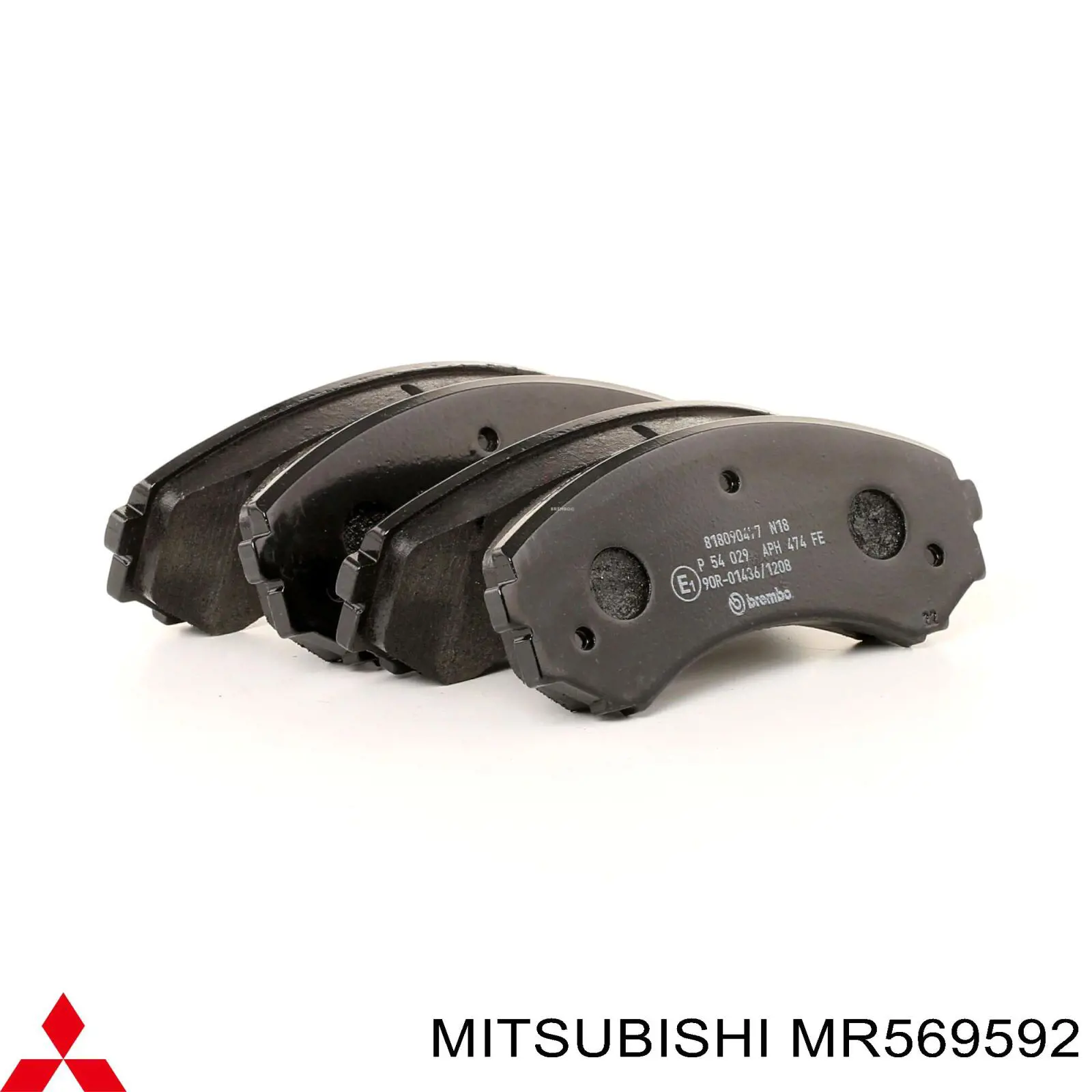 Comprar MR569592 Mitsubishi Pastillas delanteras de freno