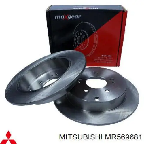 MR569681 Mitsubishi disco de freno trasero