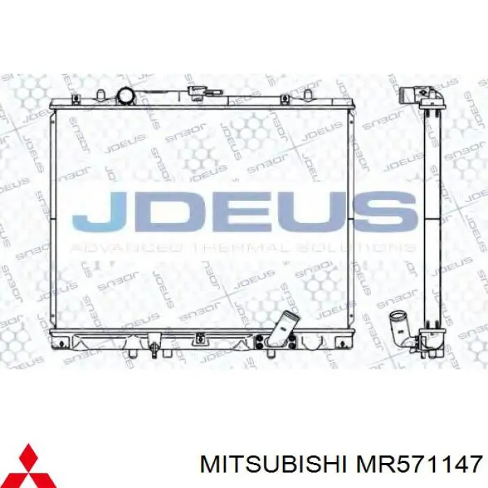 Comprar MR571147 Mitsubishi Radiador de auto