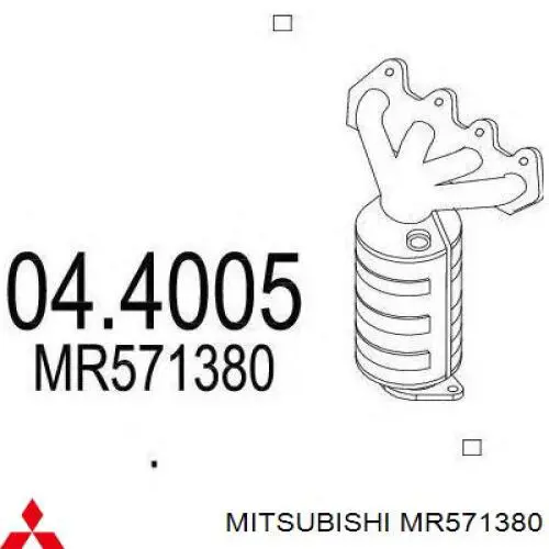 Comprar MR571380 Mitsubishi Colector de escape