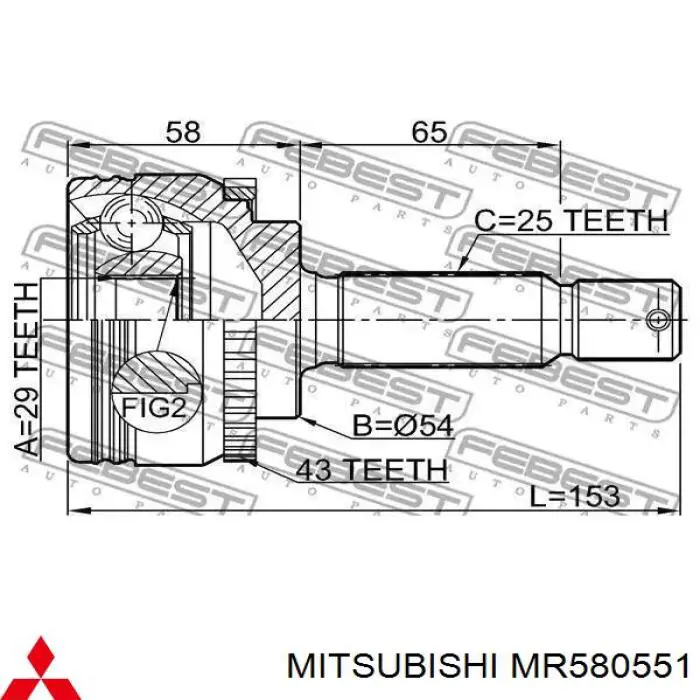 MR580551 Mitsubishi