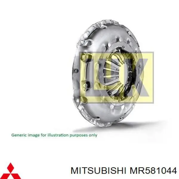 Plato de presión de embrague Mitsubishi MR581044 precio, desde 174,63 EUR
