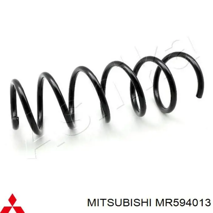 MR594013 Mitsubishi muelle de suspensión eje delantero