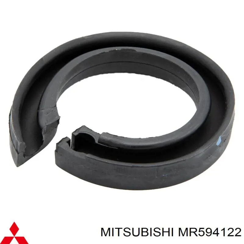 Comprar MR594122 Mitsubishi Aislador de resorte trasero inferior de goma