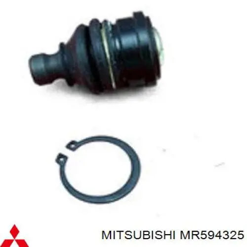 MR594325 Mitsubishi barra oscilante, suspensión de ruedas delantera, inferior izquierda