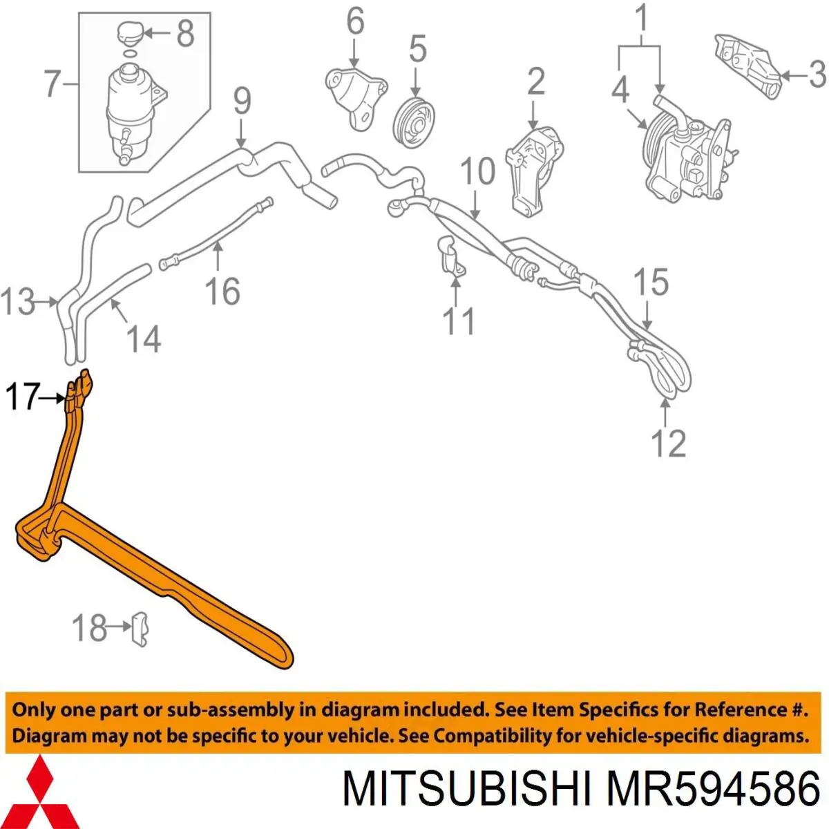 MR594586 Mitsubishi