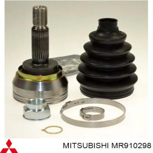 MR910298 Mitsubishi árbol de transmisión delantero derecho