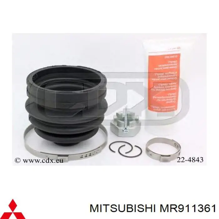 Fuelle, árbol de transmisión exterior derecho MITSUBISHI MR911361